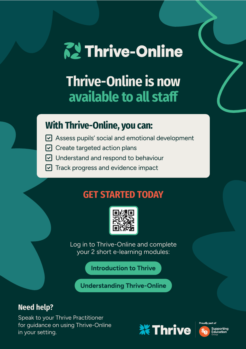 Thrive-Online Poster for Staff